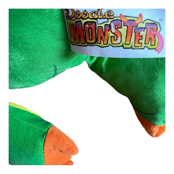 Play Along Jakks Pacific Doodle Monster Plush Stuffed Toy Multicolor 10”‎ - Picture 3 of 6